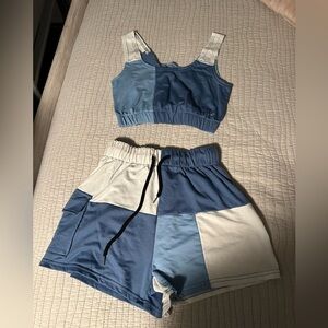 Size Medium Blue Sleep Set